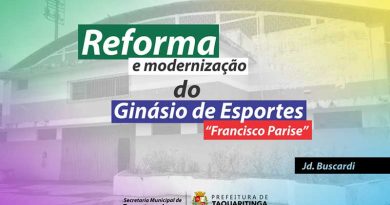 Ginásio de Esportes “Francisco Parise” passa por reforma e modernização