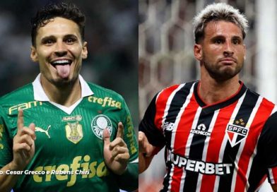 Palmeiras e São Paulo vão bem na Libertadores e se enfrentam pelo Brasileiro na segunda