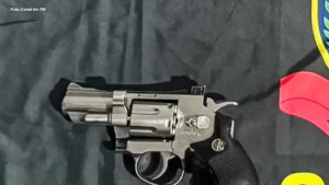 Homem é preso por violência doméstica após ameaçar a mãe com simulacro de arma na Vila Sargi