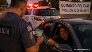 Motorista é flagrado com CNH falsa durante fiscalização em Cândido Rodrigues