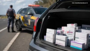 Mulher é presa com carga de medicamentos proibidos na SP-333 em Taquaritinga