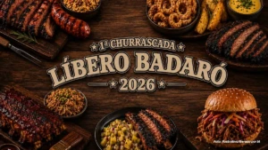 1ª Churrascada da Loja Maçônica Líbero Badaró acontece neste sábado com seis estações gastronômicas
