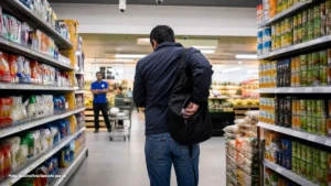 Homem é procurado após tentativa de furto em supermercado no Jardim São Sebastião
