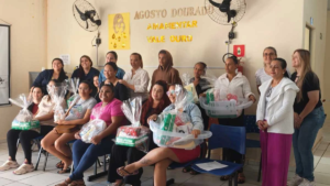 USF Névio Ozetti promove palestra sobre aleitamento materno para gestantes