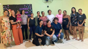 Gestantes participam de encontros com orientações no Jardim Micali