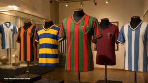 Exposição reúne camisas históricas do CAT e de clubes amadores de Taquaritinga