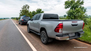 Caminhonete com placas de MG é apreendida durante abordagem na Washington Luiz