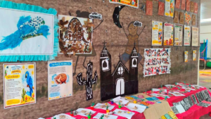 EMEB Mathilde Menon apresenta projeto sobre as regiões brasileiras em exposição