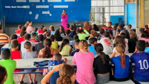 Conversa sobre bullying e relações pessoais emociona alunos da Escola Mineo Rossi